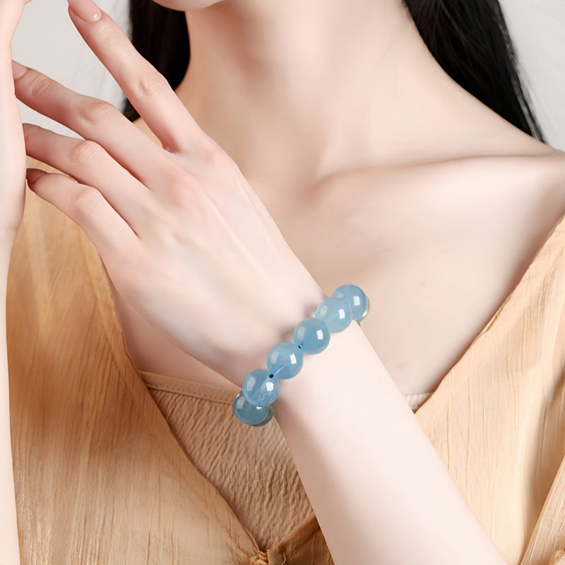 Aquamarine Luck Bracelet-Ocean Calm