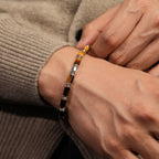Bracelet Œil-de-Tigre Naturel — Essentiel Empilable Porteur de Chance et de Fortune