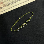 Four-leaf Clover Butterfly Braided Bracelet - Embrace Good Luck