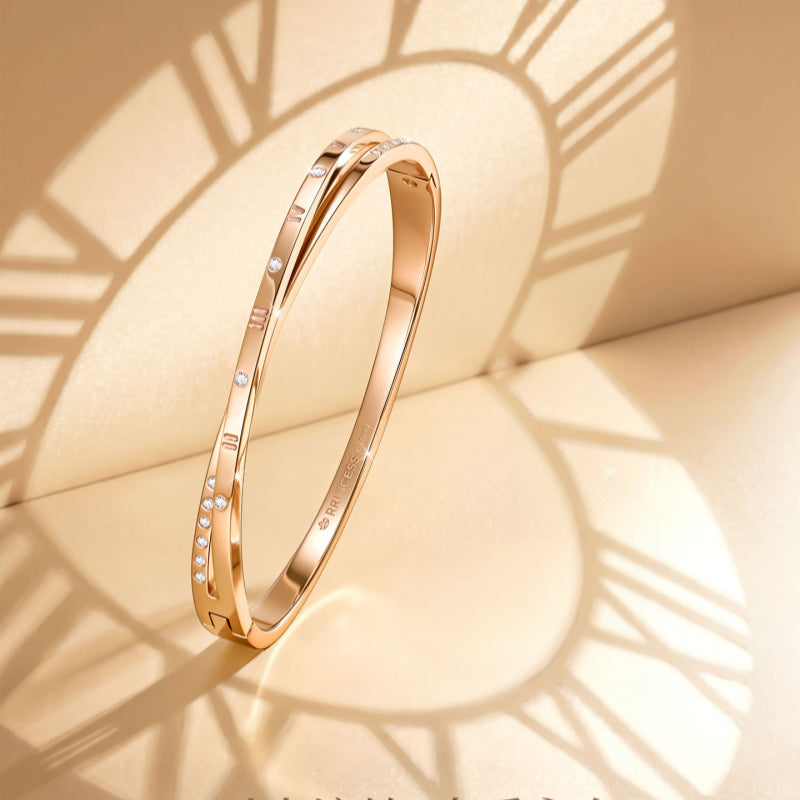 Roman Numeral Bracelet — In the name of love, we keep the promise of time