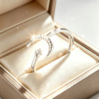 Star Moon Open Ring – Wear Your Fortune Under the Sky