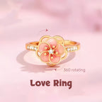Romance Rotate Sakura Ring - Purity Ring