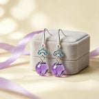 Boucles d'oreilles Sérénité en cristal naturel