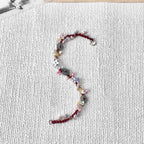 Red Flower & Butterfly Braided Bracelet - For Sweet Daily Style