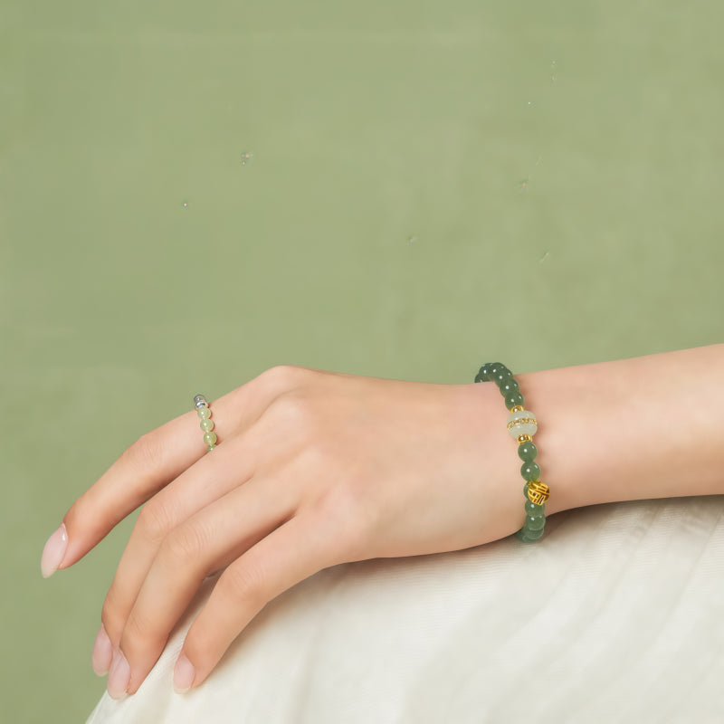 Bracelet Noble Cheval en Jade de Hetian