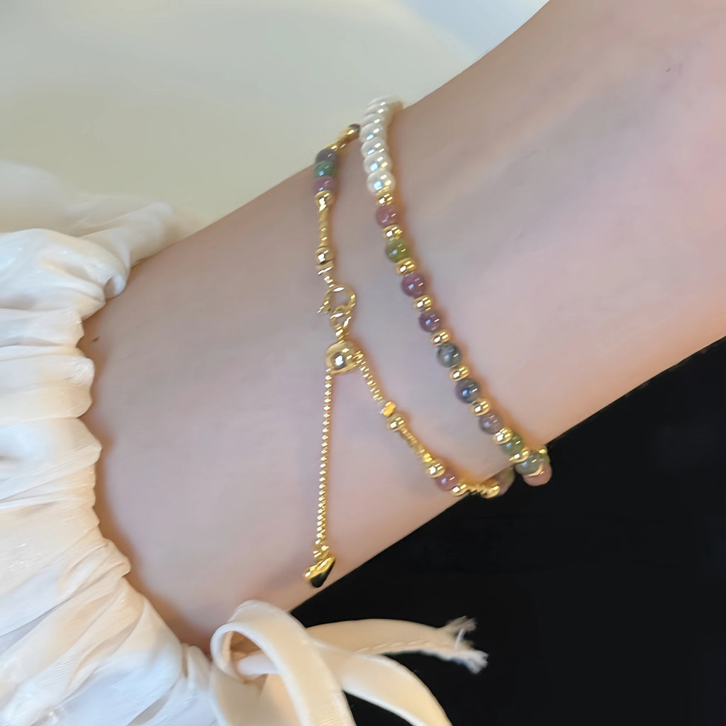 Collier en cristal naturel couronne vintage