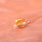 Collier en cristal naturel Golden Energy