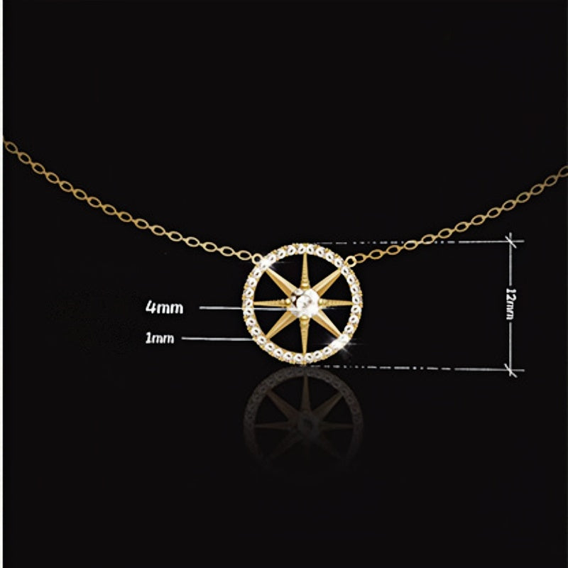Abundance Compass Natural Citrine Necklace/Bracelet Set - Wealth & Opportunity