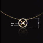 Abundance Compass Natural Citrine Necklace/Bracelet Set - Wealth & Opportunity