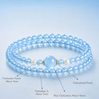 Bracelet aigue-marine Mana Bar