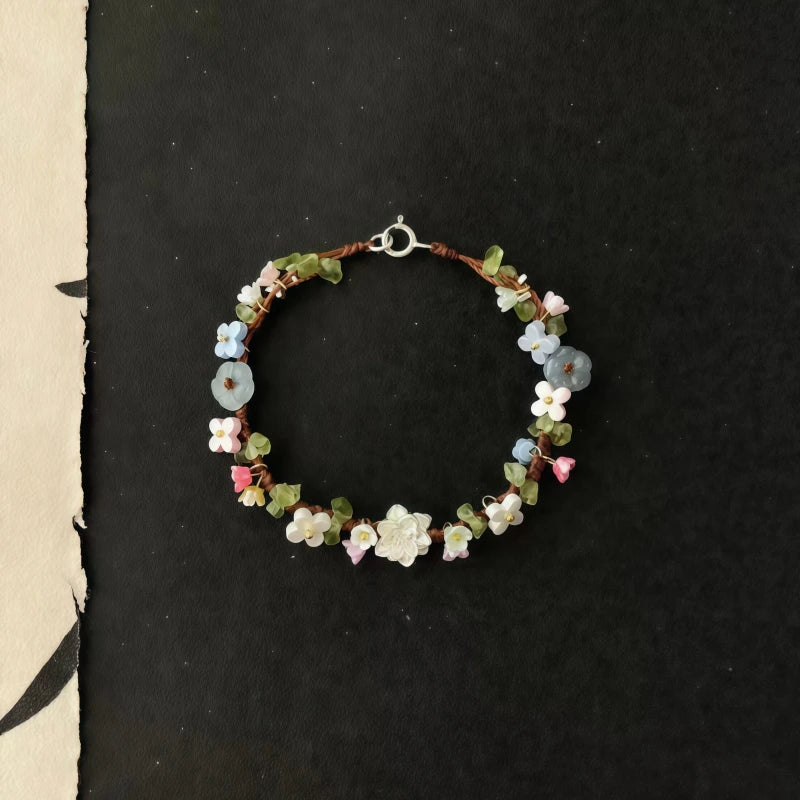 Handmade Lotus Flower S925 Bracelet - Wash Away All Worries
