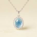 Ocean Whisper Aquamarine Necklace - Quiet Protection and Confidence