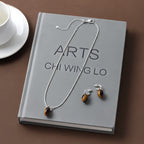 Earth‑Tone Tiger Eye Necklace&Earrings Jewelry Set - Dispels Negative Energy
