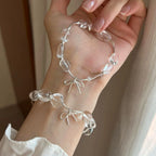 Clear Quartz Bow Bracelet – Purify Aura, Boost Wisdom