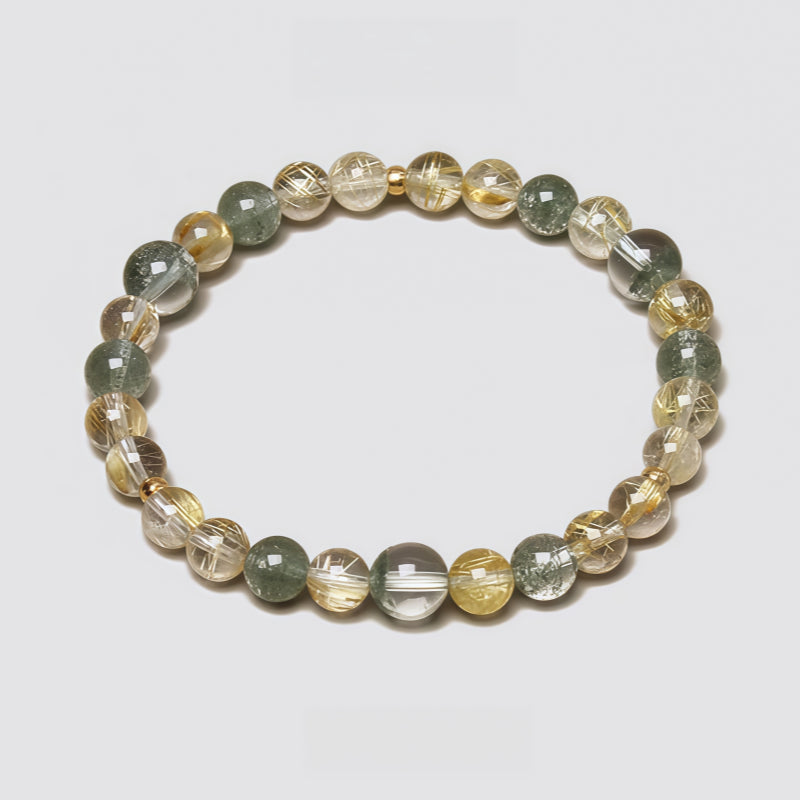 Bracelet en cristal naturel Golden Freedom