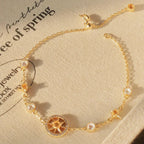 Bracelet Citrine Boussole Stellaire - Énergie Positive et Orientation