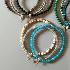 Collier en cristal naturel couronne vintage