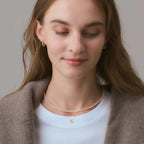 Collier Sakura en jade Hetian