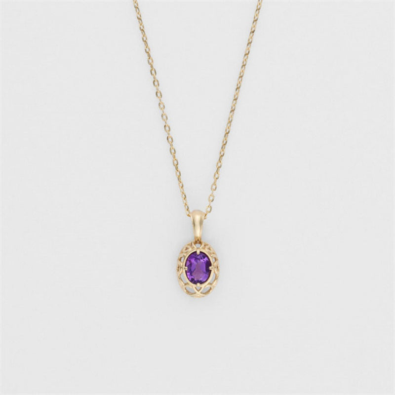 12 Birthstone Openwork Zodiac Necklace, 925 Sterling Silver Versatile Clavicle Necklace