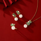 Collier Sakura en jade Hetian