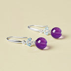 Boucles d'oreilles Sérénité en cristal naturel