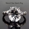 Bague en cristal transparent naturel Eternal Spark
