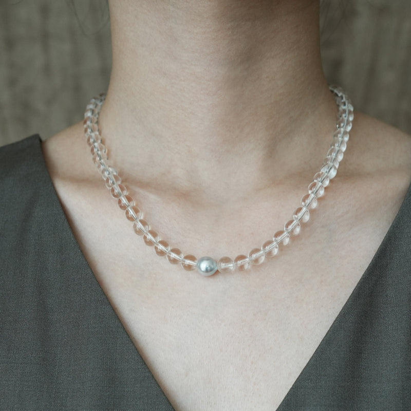 Natural Clear Quartz Necklace – Purify Aura, Boost Wisdom