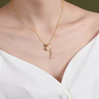 Collier à ajustement facile en quartz clair - Pureté intérieure et expression claire