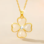 Collier à ajustement facile en quartz clair - Pureté intérieure et expression claire