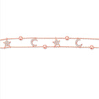 Bracelet Lune et Étoile Pacte d'Amour