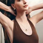 Collier en pierre œil de tigre naturelle Pendentif perle queue de paon - Succès professionnel