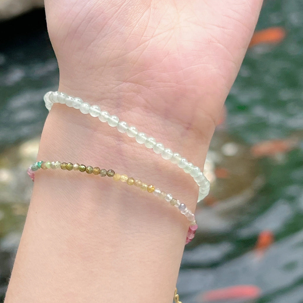 Collier en cristal naturel couronne vintage