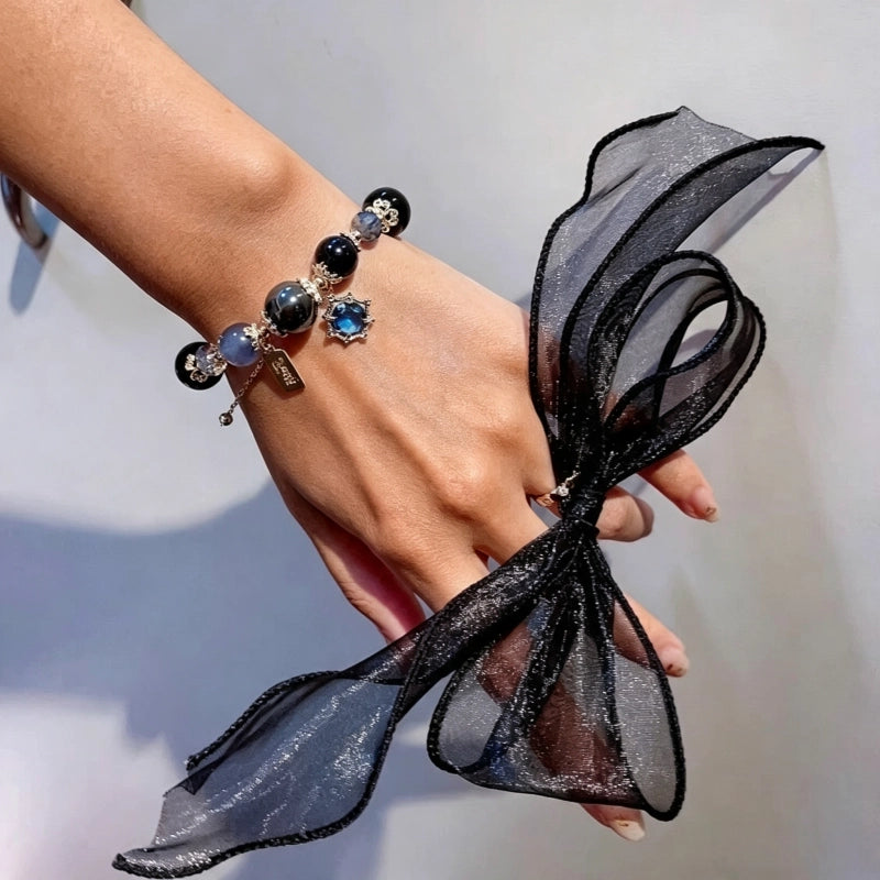 Obsidian Bracelet – Ground Energy, Clear Aura, Protect Your Light