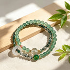 Bracelet de cinabre naturel Renouveau Lotus Rouge