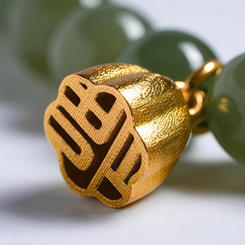 Bracelet Noble Cheval en Jade de Hetian
