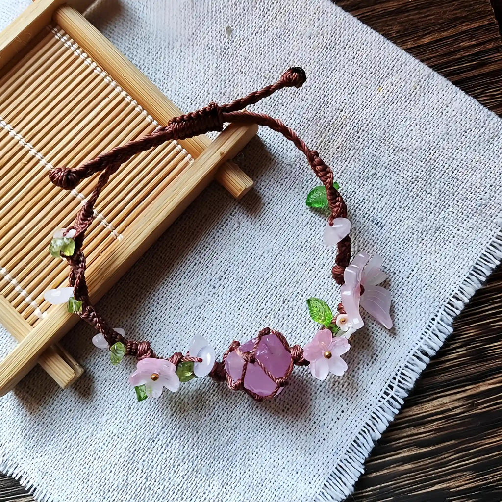 Amethyst Braided Bracelet - For Gentle Positive Vibes