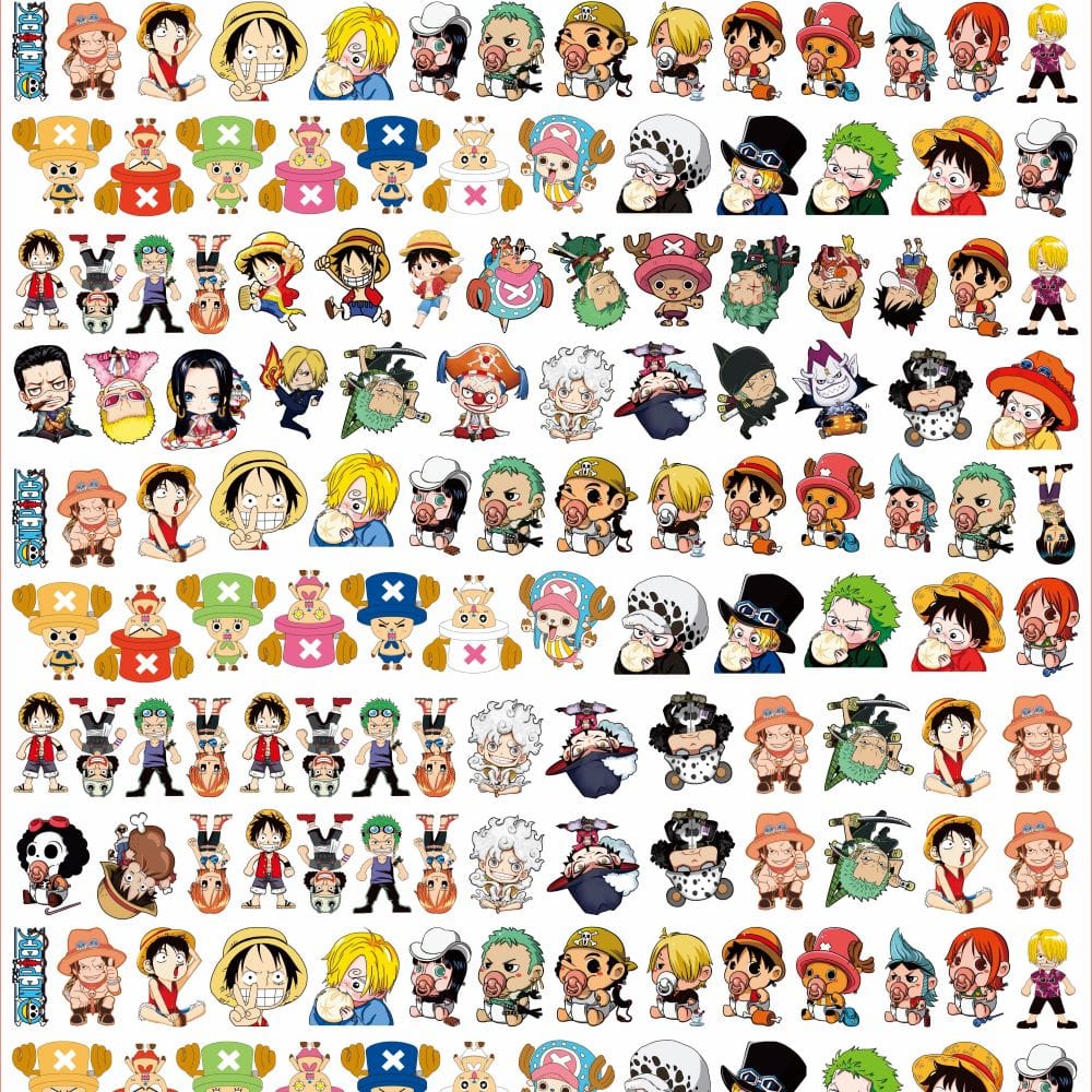 One Piece 4cm Acrylic Charms for DIY match game-open in live