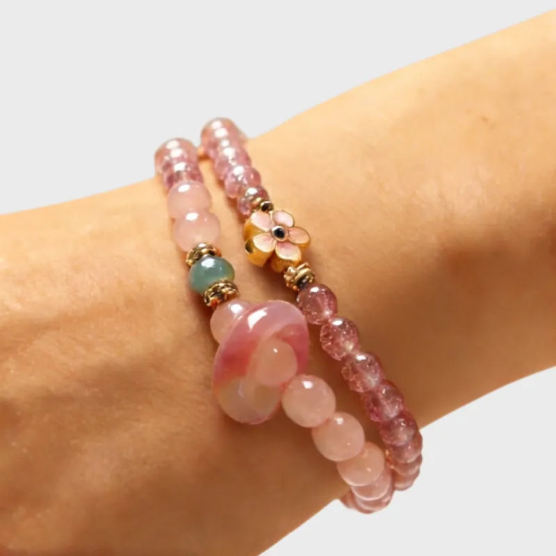 Shining Love Natural Crystal Bracelet