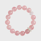 Bracelet en cristal naturel « Rose attire l'amour »