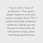 Collier barre en quartz transparent naturel · Purifier et attirer les ondes positives
