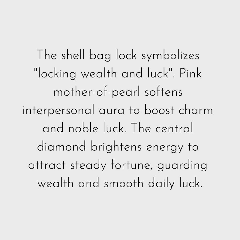 Fortune Bag Pendant Necklace Shell Bloom