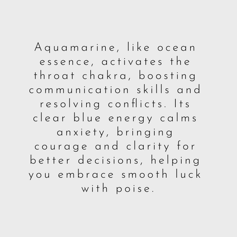 Aquamarine Luck Bracelet-Ocean Calm