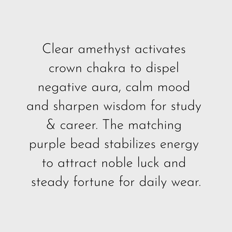 Freeform Amethyst Luck Pendant Purple Aura