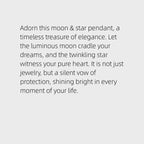 Natural Jasper Moon & Star Necklace