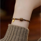 Collier en cristal naturel couronne vintage