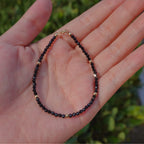 Collier en cristal naturel couronne vintage
