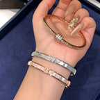 Natural White Mother-of-Pearl Slim Bracelet