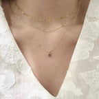 12 Birthstone Openwork Zodiac Necklace, 925 Sterling Silver Versatile Clavicle Necklace
