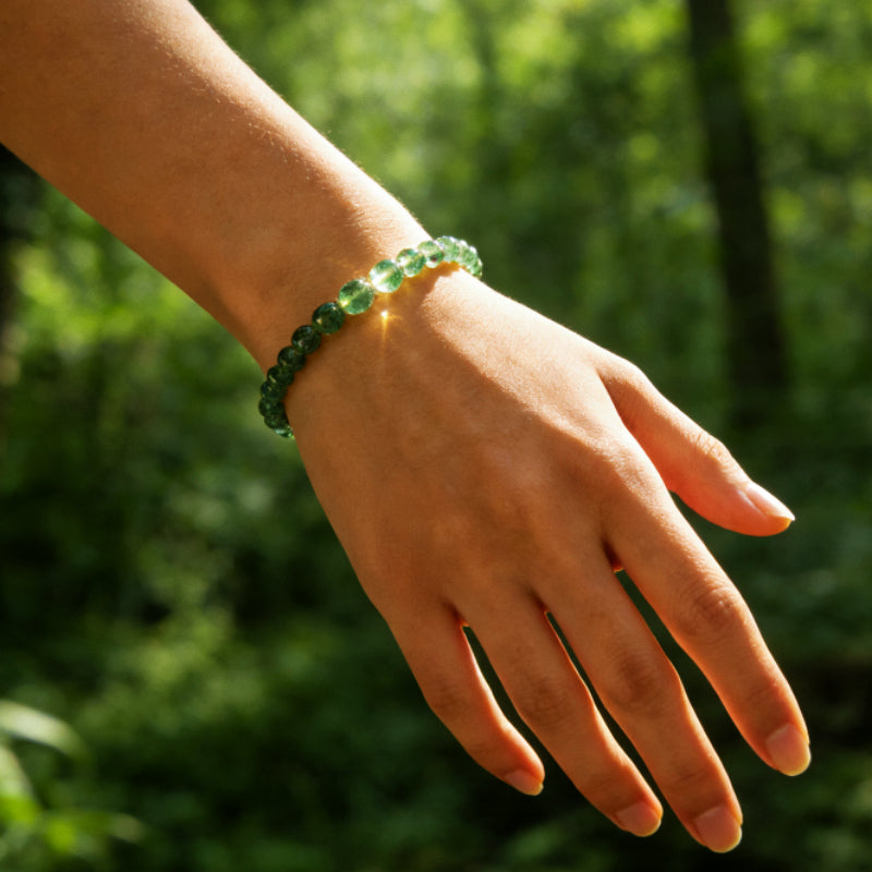 Bamboo Whisper Natural Crystal Bracelet