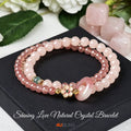 Shining Love Natural Crystal Bracelet